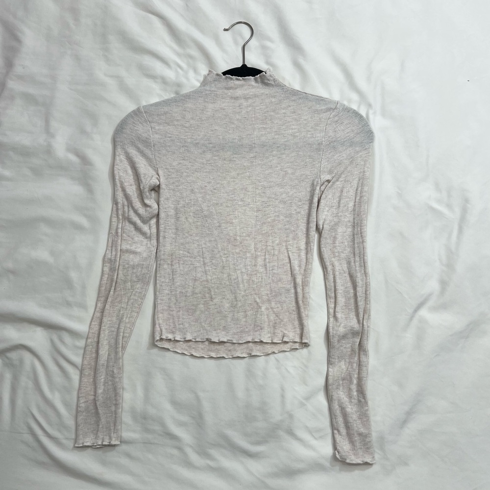 Abound Cream Long Sleeve Women's Top